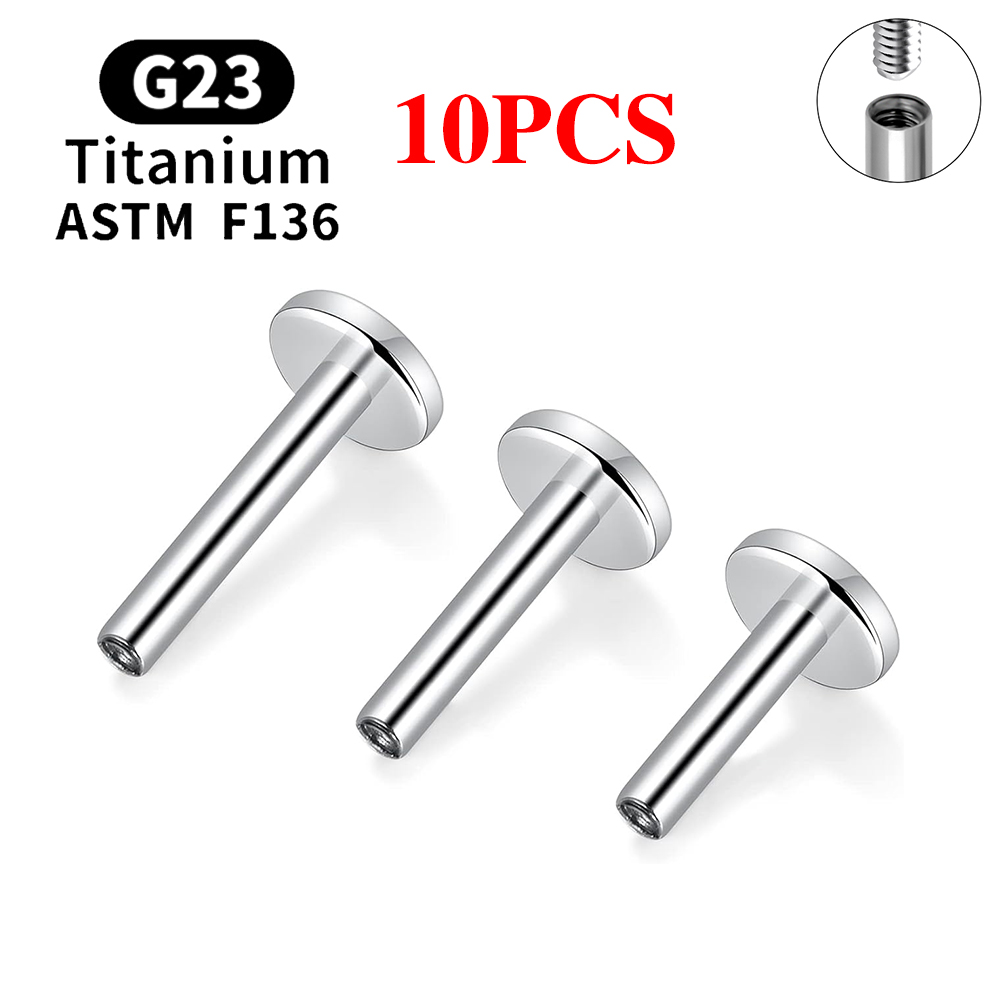 10PCS G23 Titanium Piercing In - Body Jewelry Internally Threaded recensione e prezzo
