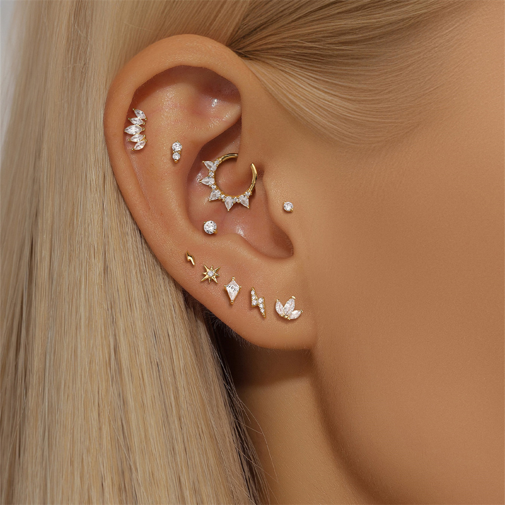 AIDE Real 14K Solid Gold Color - Body Jewelry Real Gold recensione e prezzo