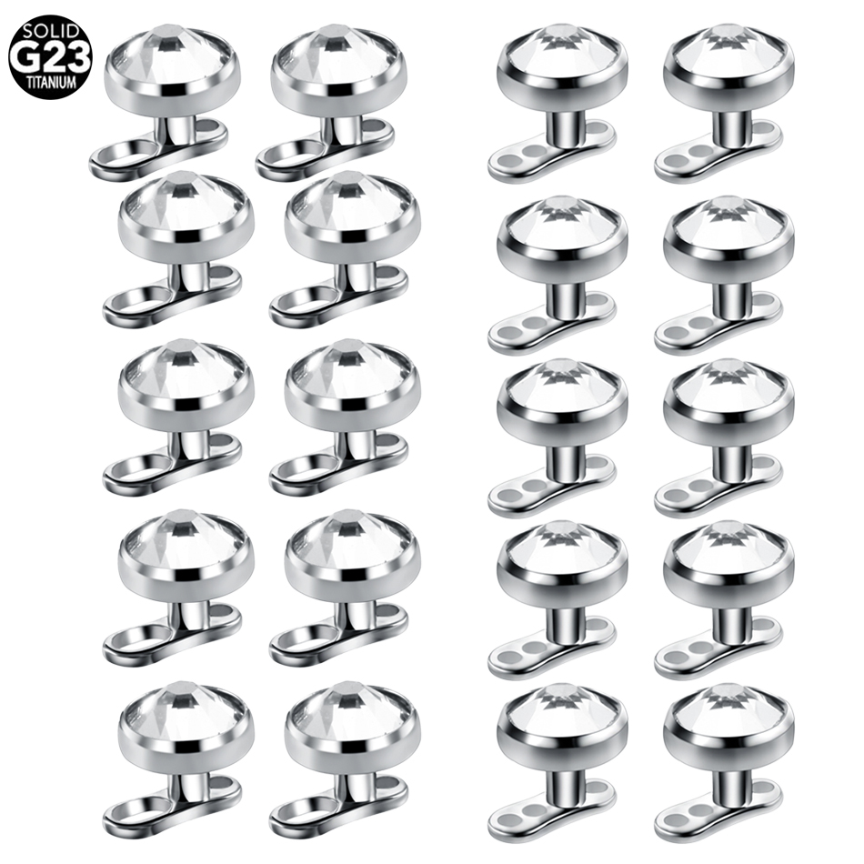 10pcs/lot Titanium Micro Derma - Body Jewelry Dermal recensione e prezzo
