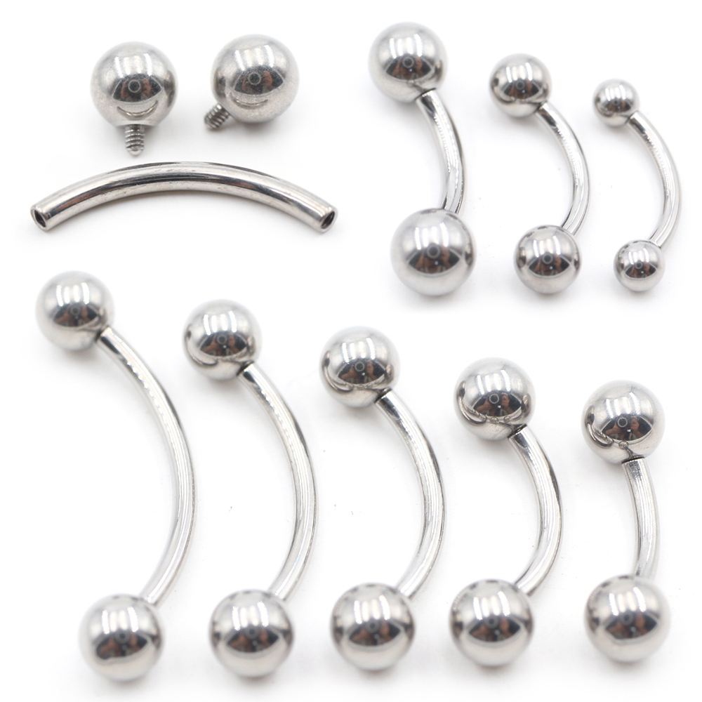 Alisouy 1PC Internally Thread  - Nipple Bar Curved recensione e prezzo