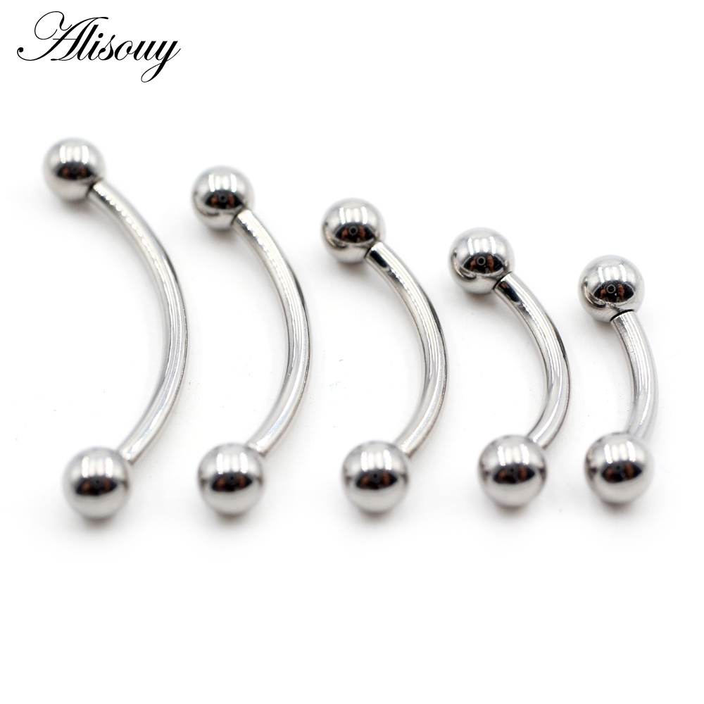 Alisouy 1PC Internally Thread  - Nipple Bar Curved recensione e prezzo