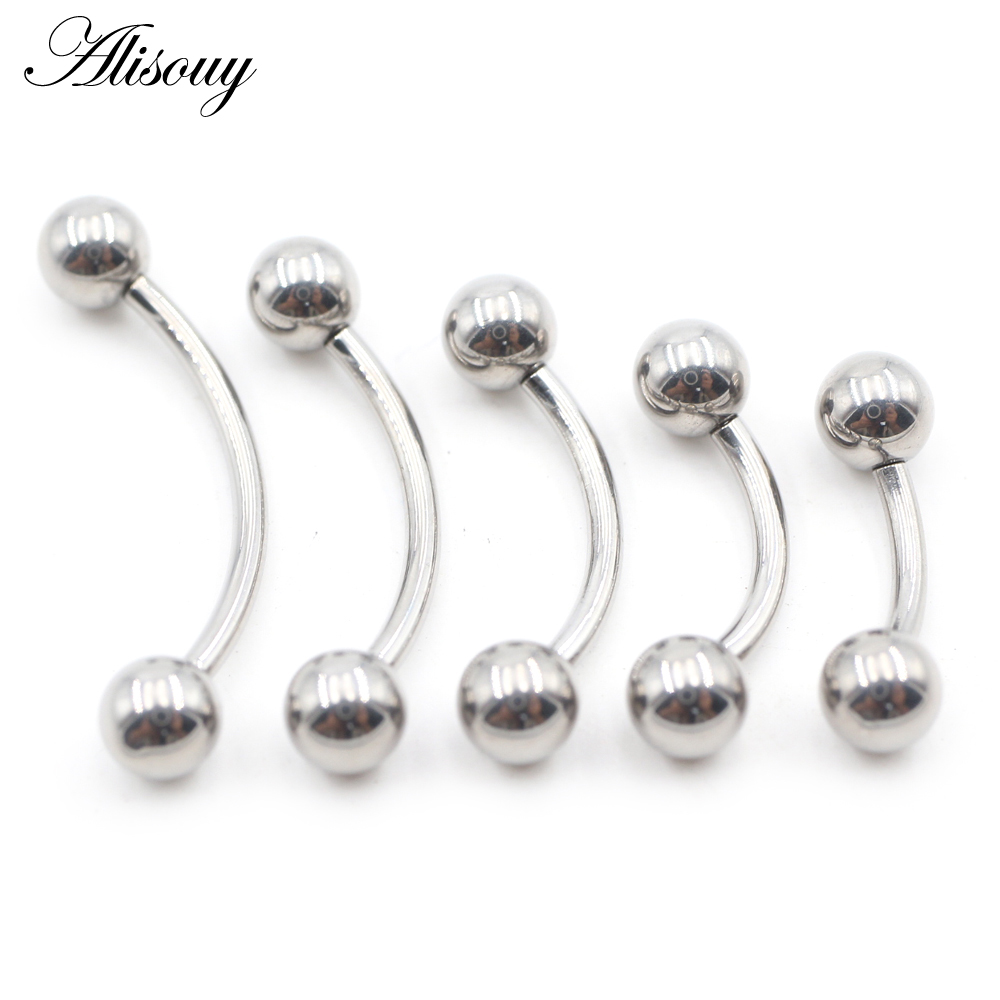 Alisouy 1PC Internally Thread  - Nipple Bar Curved recensione e prezzo