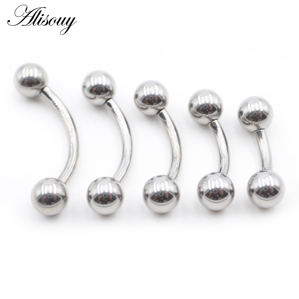 Alisouy 1PC Internally Thread  - Nipple Bar Curved recensione e prezzo