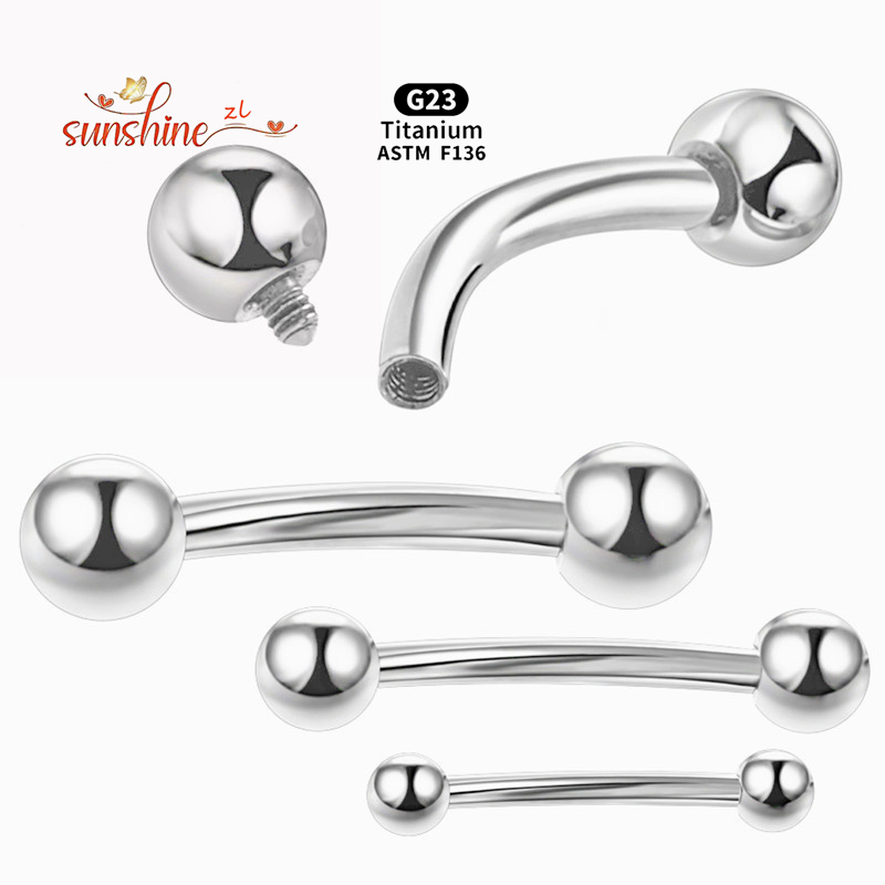 2PCS Internal Thread G23 Titan - Nipple Bar Curved recensione e prezzo