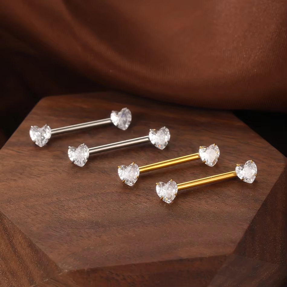 1Pc G23 Titanium Nipple Ring S - Body Jewelry Internally Threaded recensione e prezzo