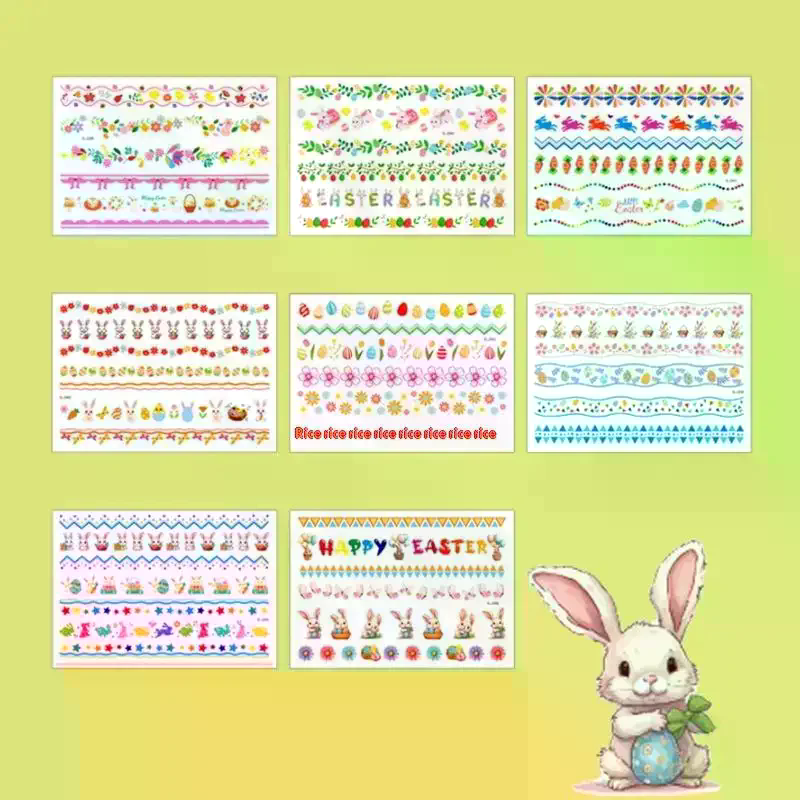 Easter Temporary Tattoo Sticke - Body Jewelry Eyebrow recensione e prezzo