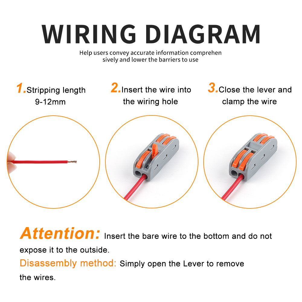 DIY GO 22PCS Lever Wire Connec - Threadless Push Pin recensione e prezzo
