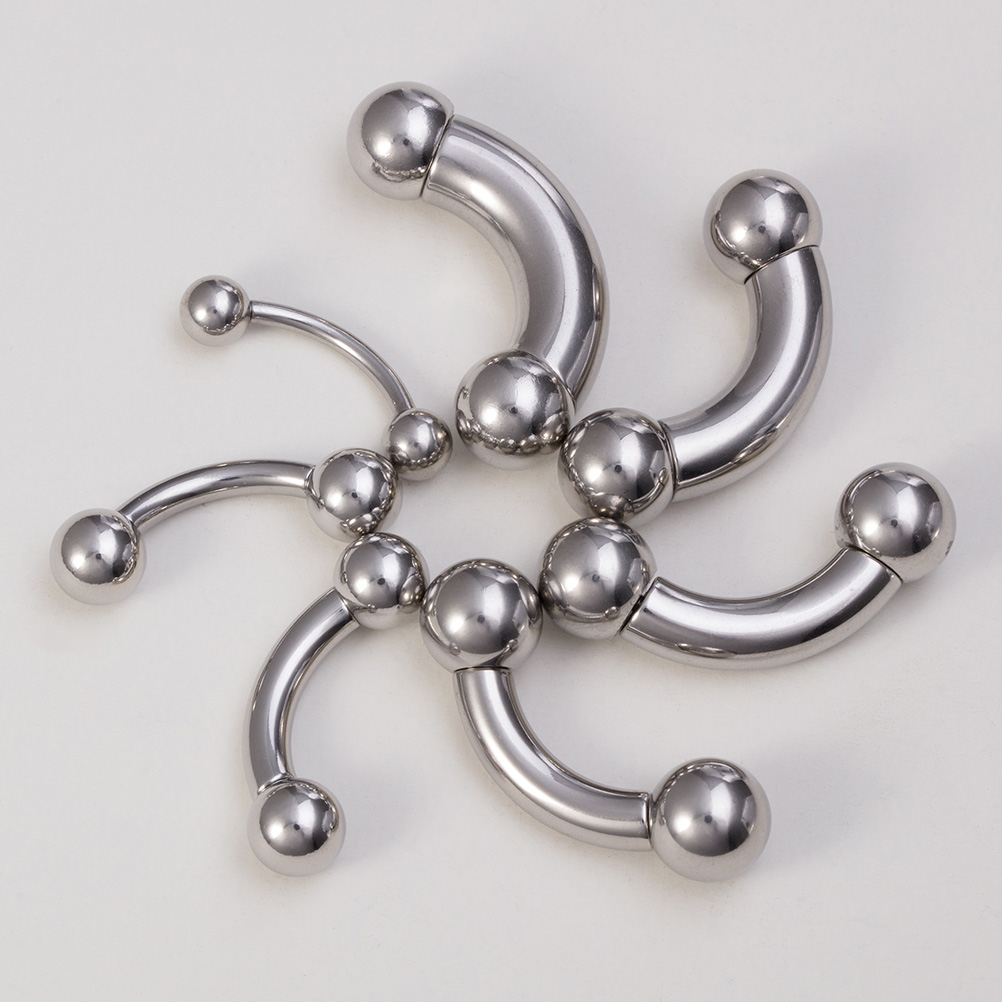 1pc Big Size Surgical Steel Ey - Body Jewelry Internally Threaded recensione e prezzo