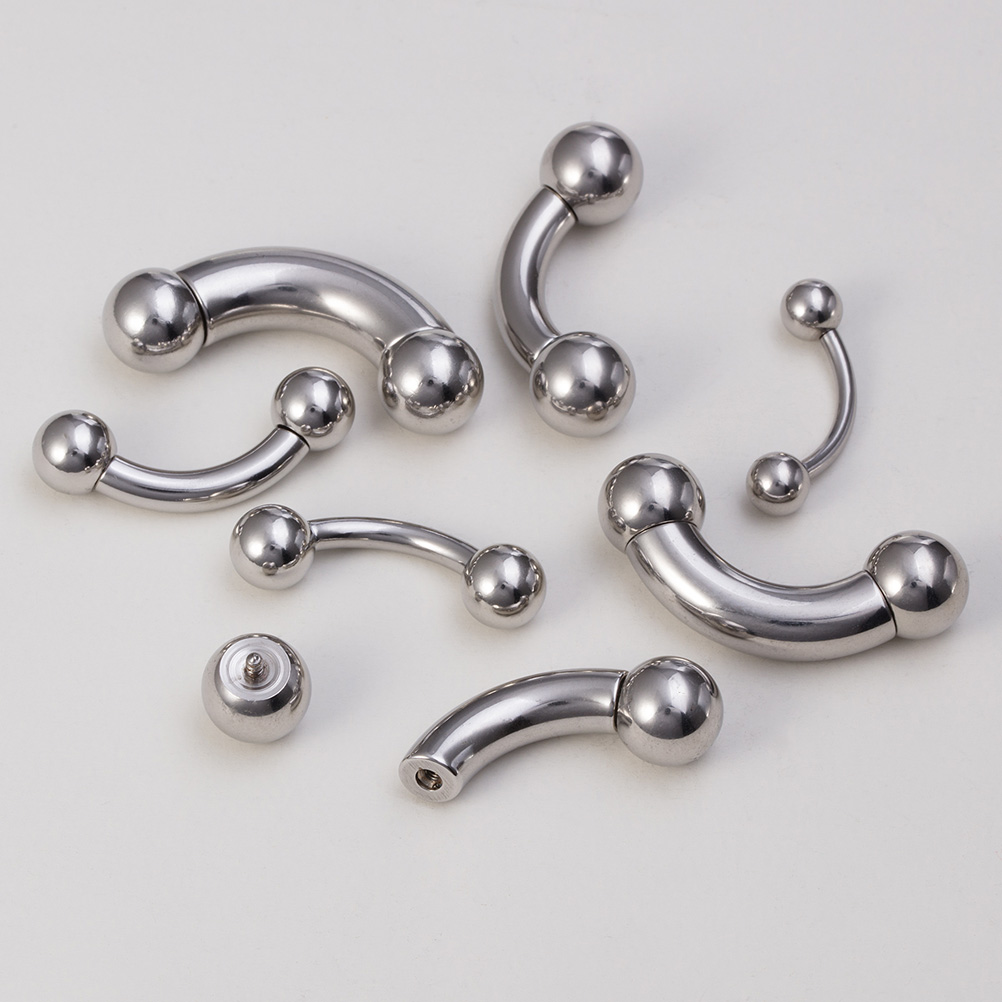 1pc Big Size Surgical Steel Ey - Body Jewelry Internally Threaded recensione e prezzo