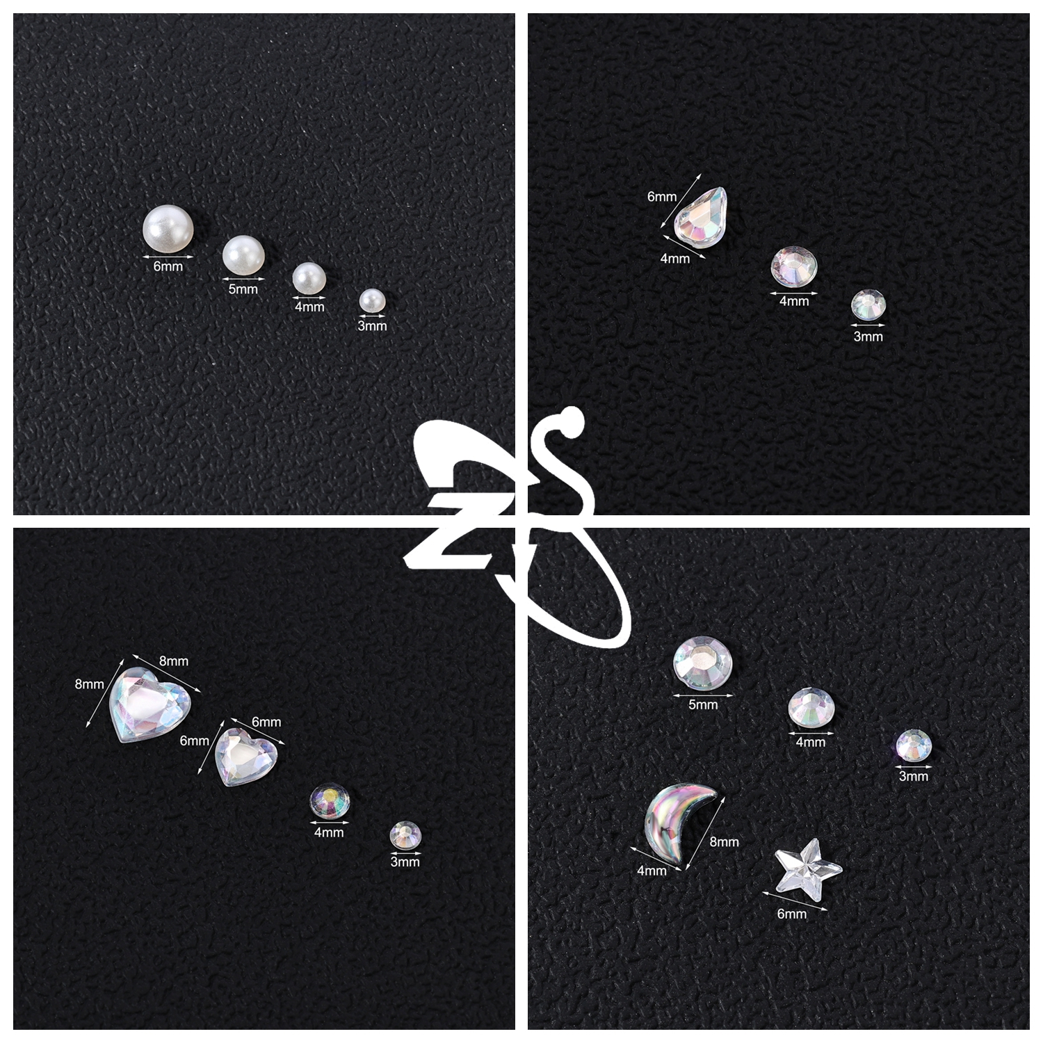 ZS 1 Set 3D Colorful Rhineston - Body Jewelry Eyebrow recensione e prezzo