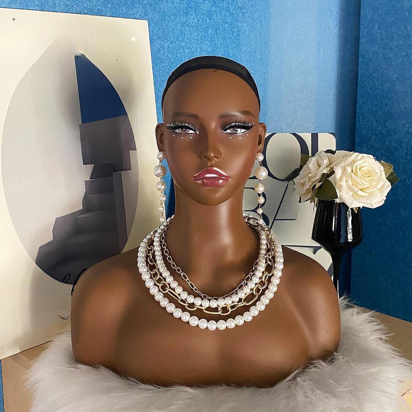 Realistic Female Mannequin Hea - Body Jewelry Display recensione e prezzo