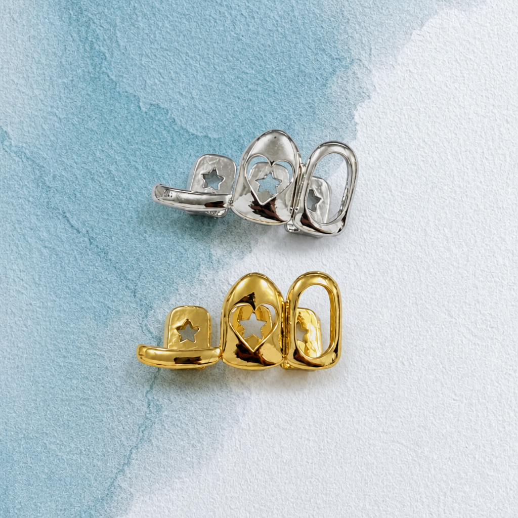 Halloween Hit Hip-Hop Three-Pi - Body Jewelry Real Gold recensione e prezzo