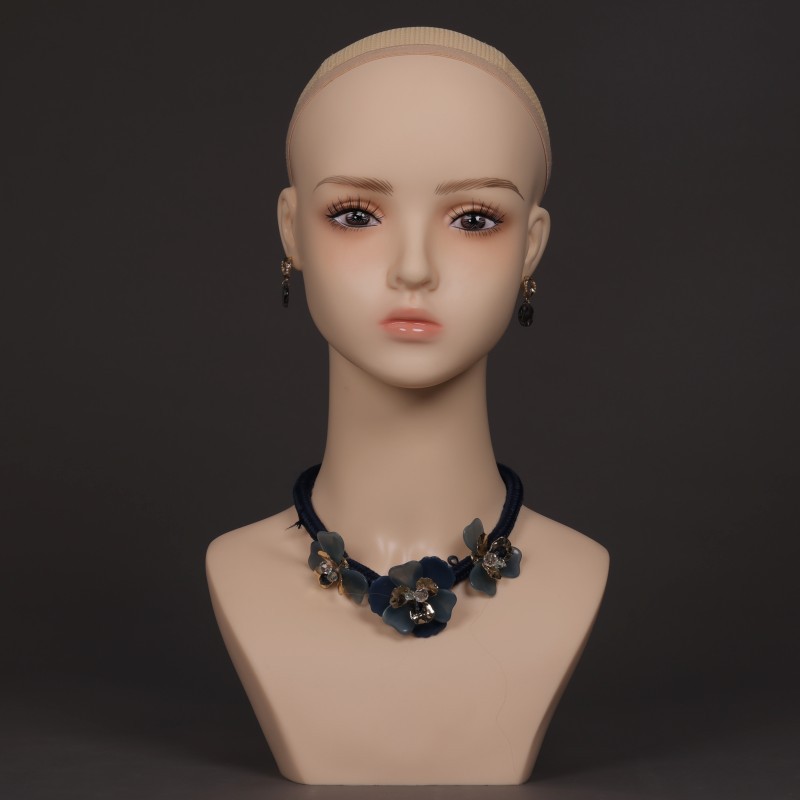Realistic Bust Wig Head For Wi - Body Jewelry Display recensione e prezzo