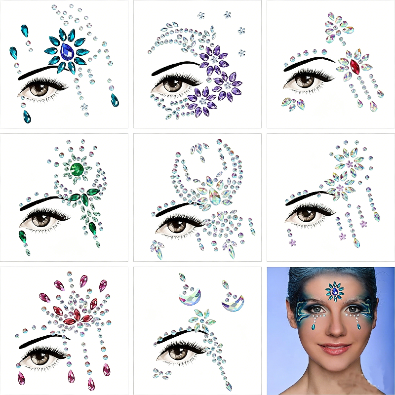 Half Face Mermaid Rhinestone S - Body Jewelry Eyebrow recensione e prezzo
