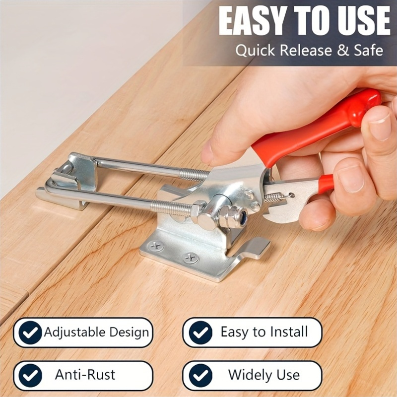 2Pcs Heavy-Duty Clamps Adjusta - Threadless Push Pin recensione e prezzo