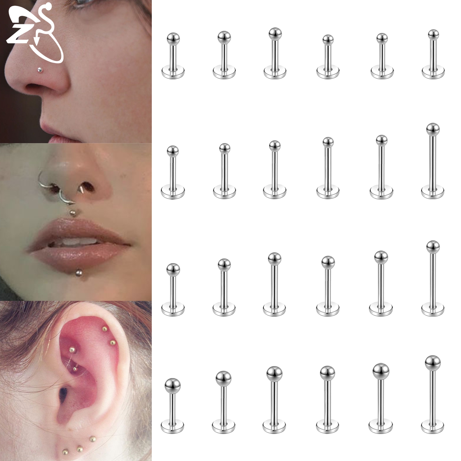 ZS 1 PC 16G/18G Internal Threa - Body Jewelry Internally Threaded recensione e prezzo