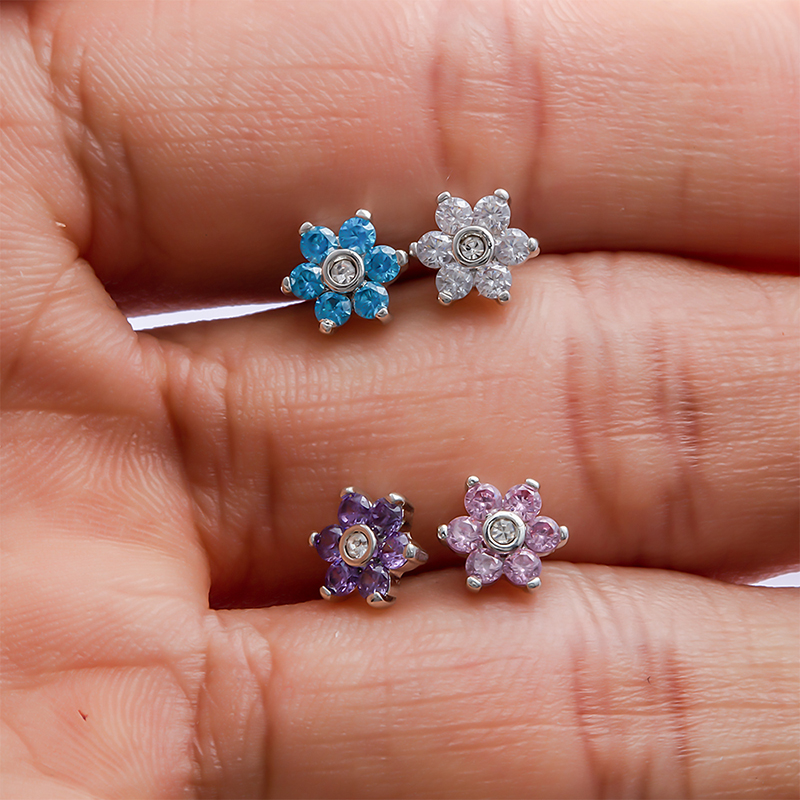 1PC Dermal Anchor Top Piercing - Body Jewelry Dermal recensione e prezzo