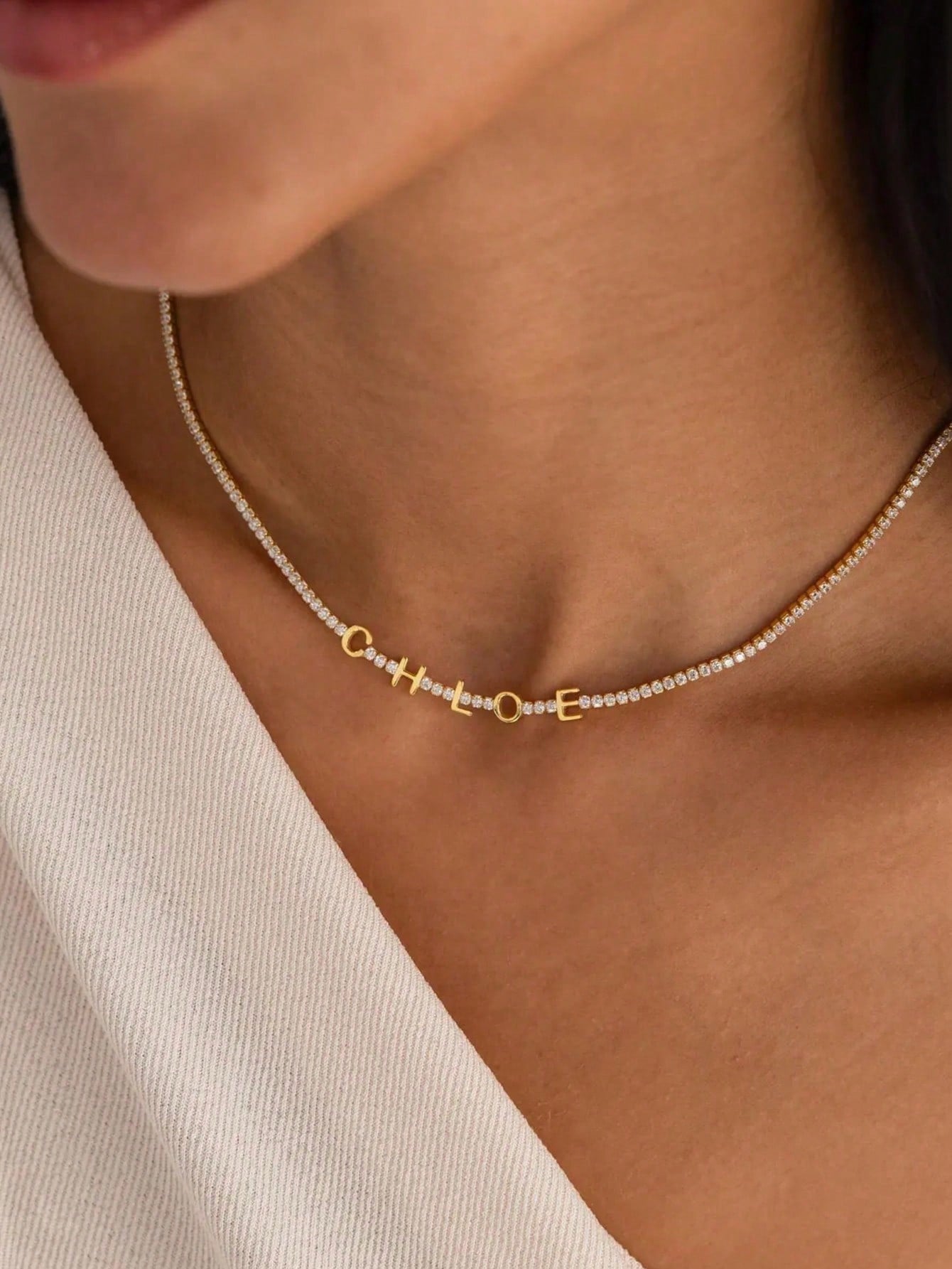 DOREMI Custom Name Tennis Neck - Body Jewelry Unique recensione e prezzo