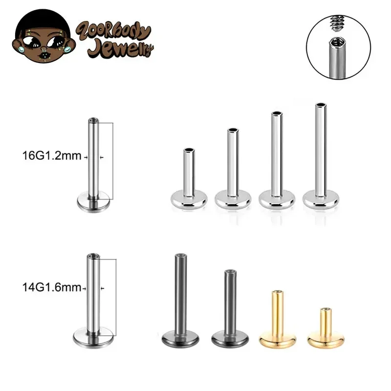 10PCS G23 Titanium Labret 16G  - Nipple Bar Curved recensione e prezzo