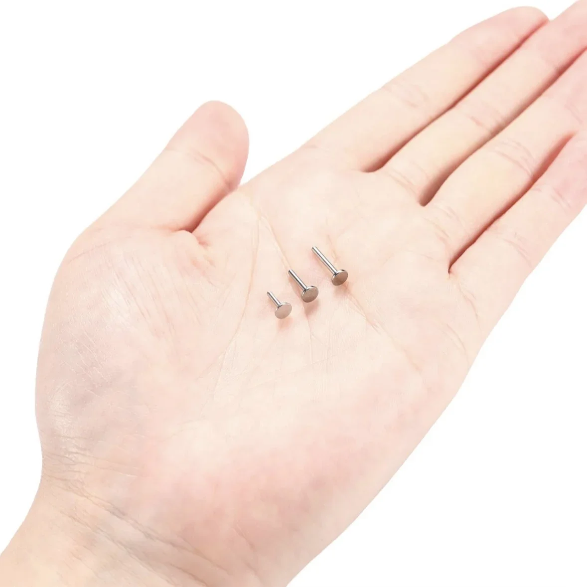 10PCS G23 Titanium Labret 16G  - Nipple Bar Curved recensione e prezzo