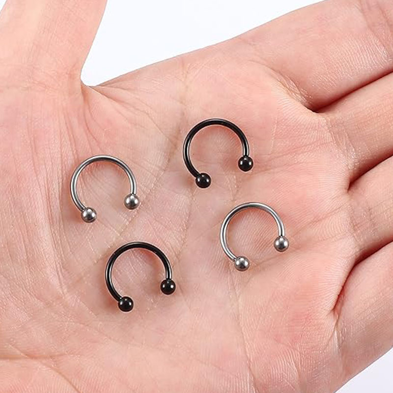 1/5Pcs Titanium Horseshoe Sept - Zoor Body Jewelry recensione e prezzo