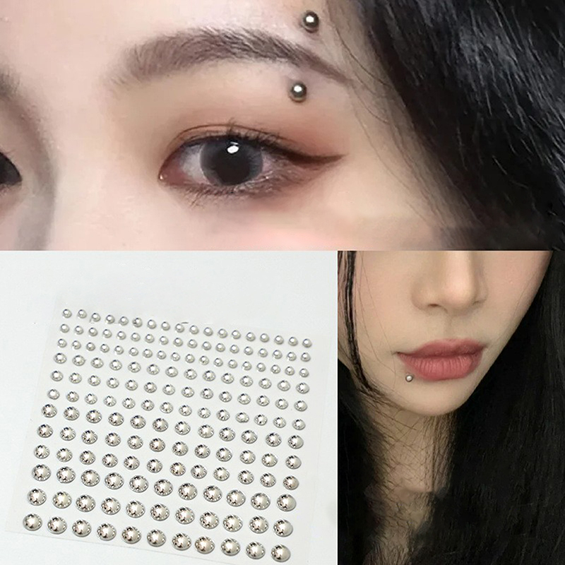 Diamond Sticker Fake Nose Stud - Body Jewelry Eyebrow recensione e prezzo