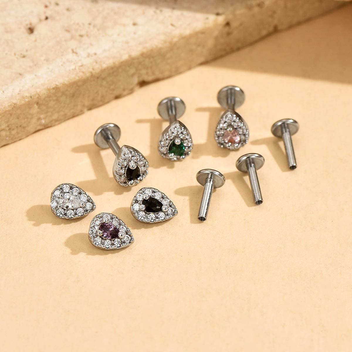 316L Stainless Steel Labret St - Body Jewelry Back recensione e prezzo