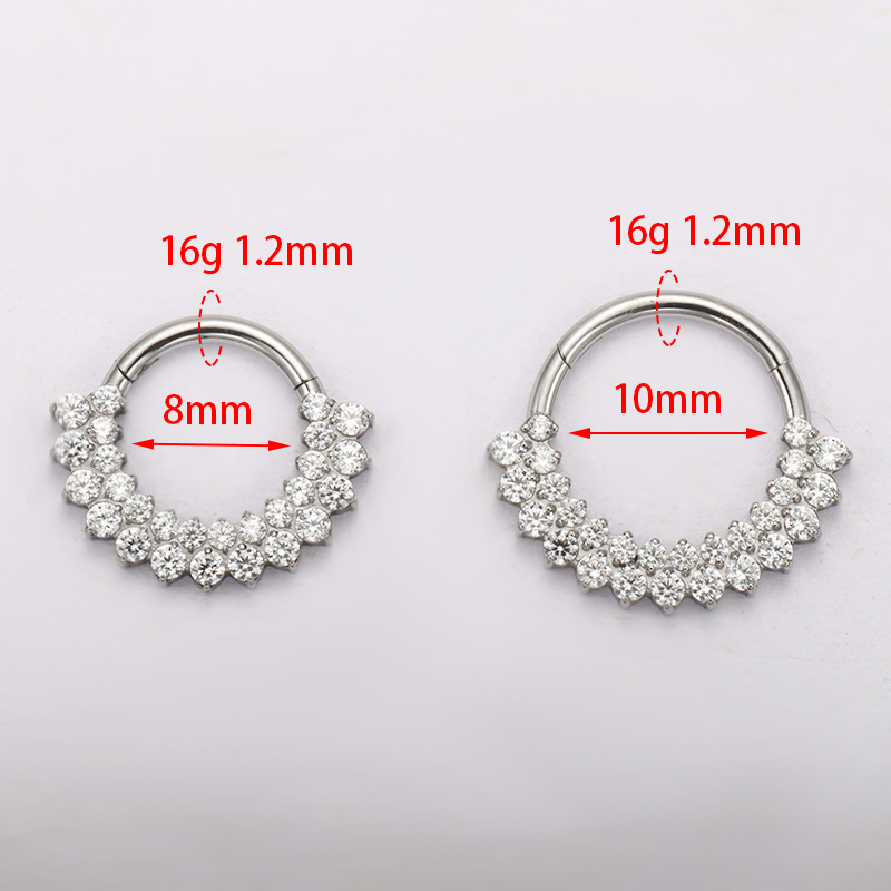ASTM F136 Titanium Clicker Sep - Zoor Body Jewelry recensione e prezzo