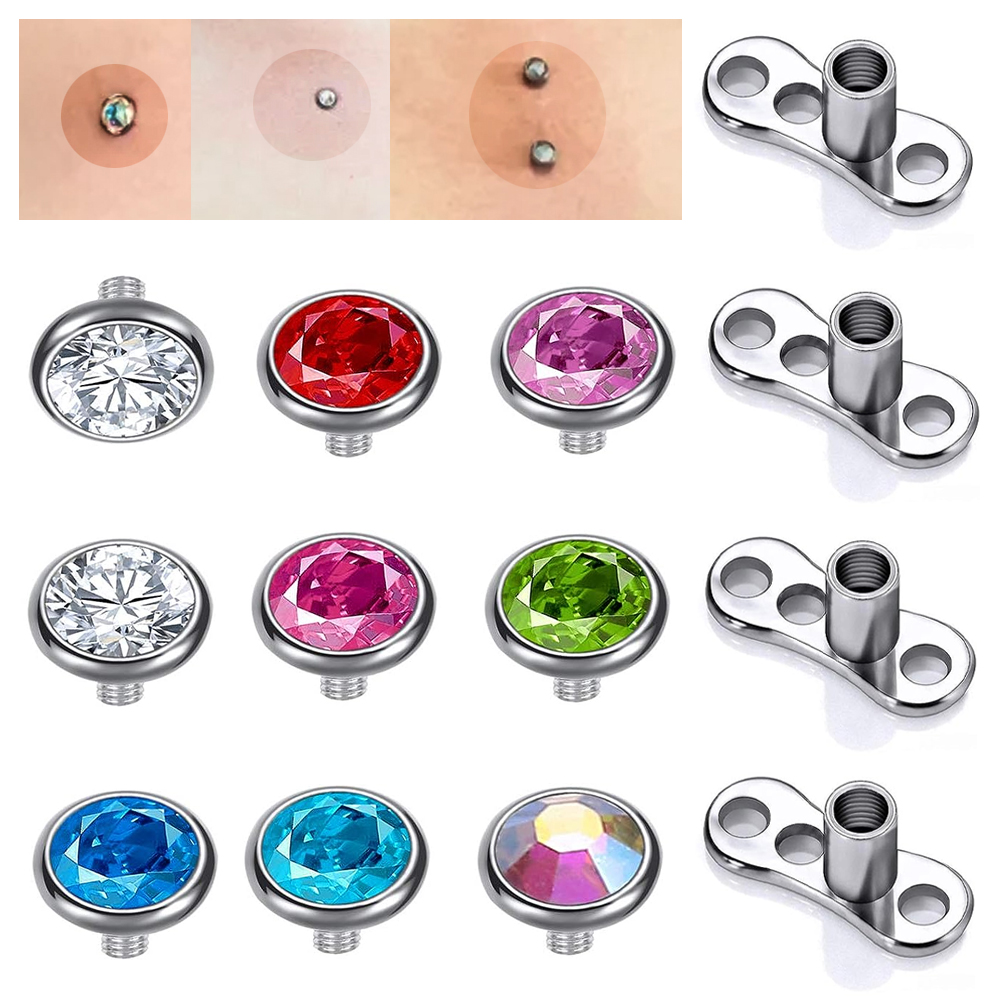 Surgical Steel Surface Piercin - Body Jewelry Dermal recensione e prezzo