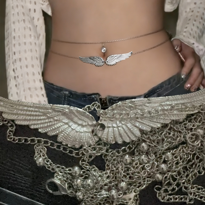 Double Layer Wings Angel Waist - Body Jewelry Women recensione e prezzo