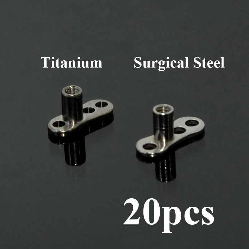 20pcs G23 Solid Titanium & Sur - Body Jewelry Dermal recensione e prezzo