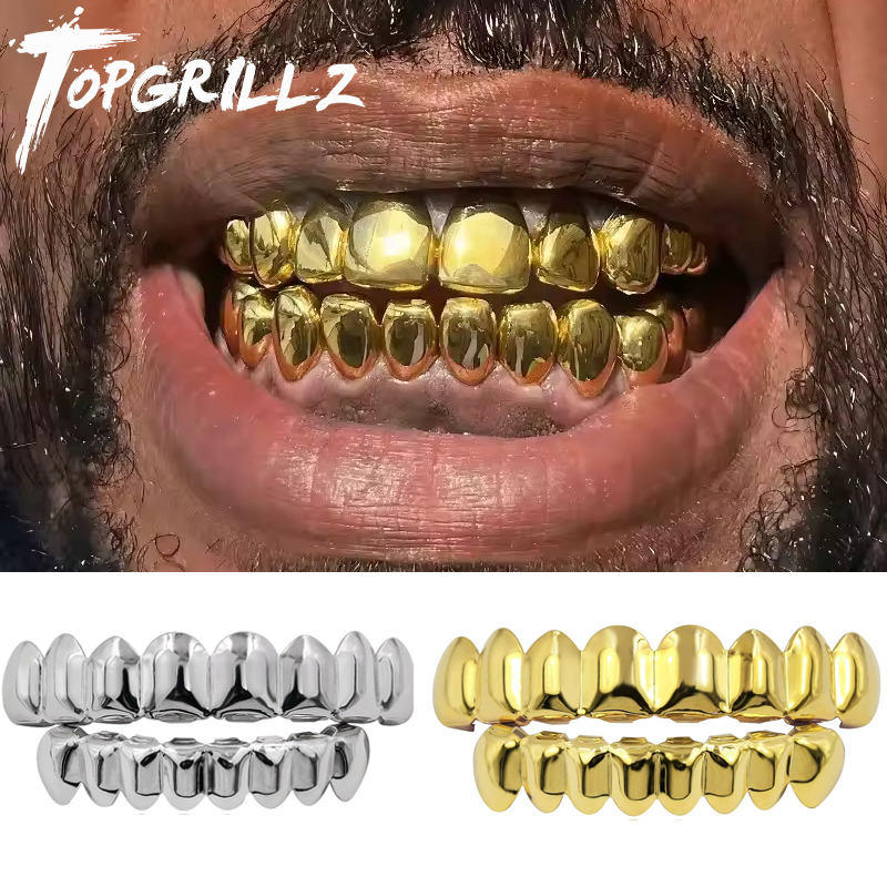 TOPGRILLZ Gold Silver Plated H - Body Jewelry Real Gold recensione e prezzo