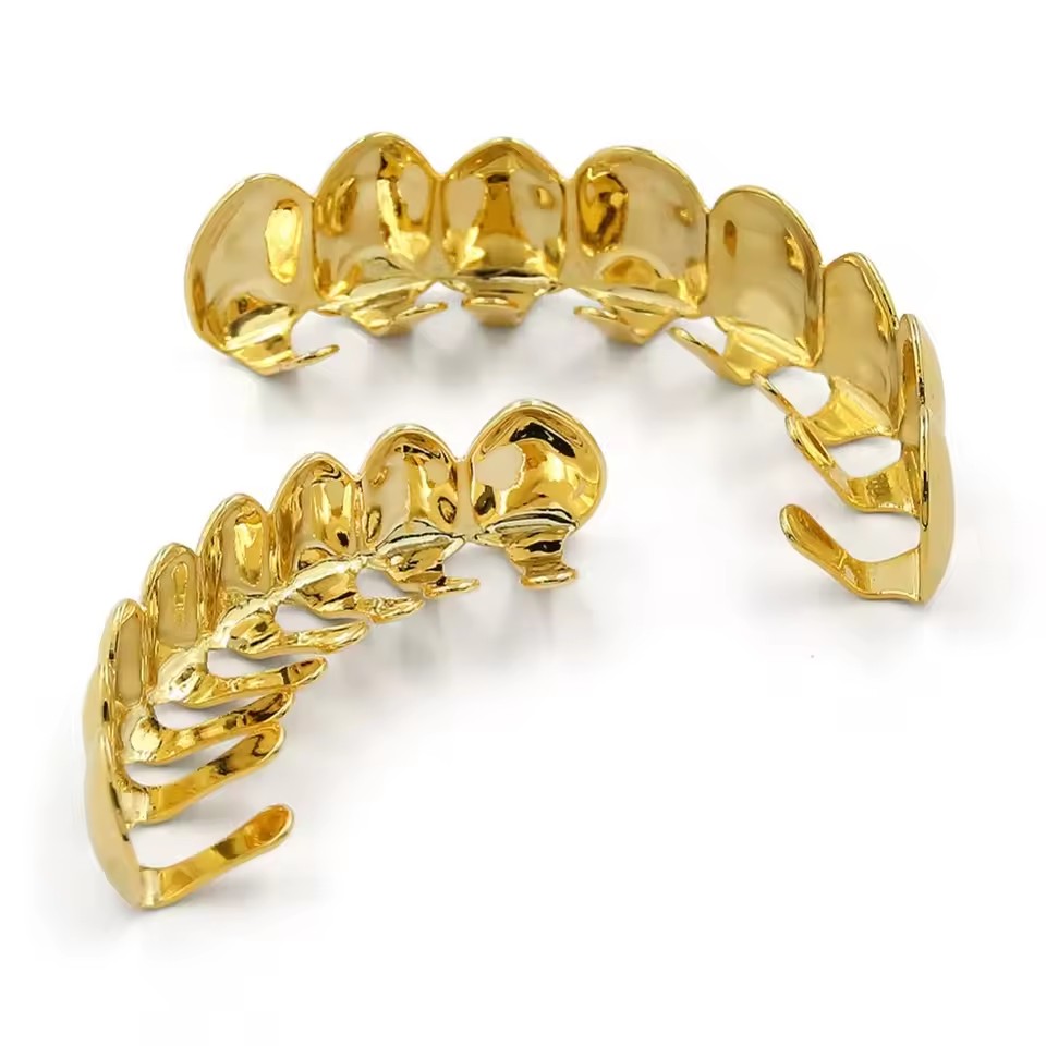 TOPGRILLZ Gold Silver Plated H - Body Jewelry Real Gold recensione e prezzo