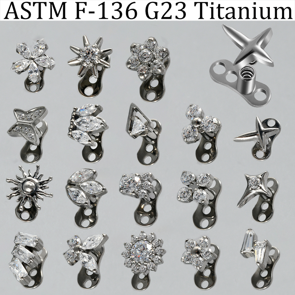 1PC G23 Implant Titanium Derma - Body Jewelry Dermal recensione e prezzo