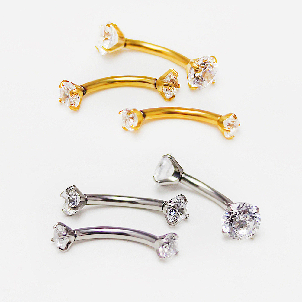 F136 Titanium Piercing 3-5mm O - Nipple Bar Curved recensione e prezzo