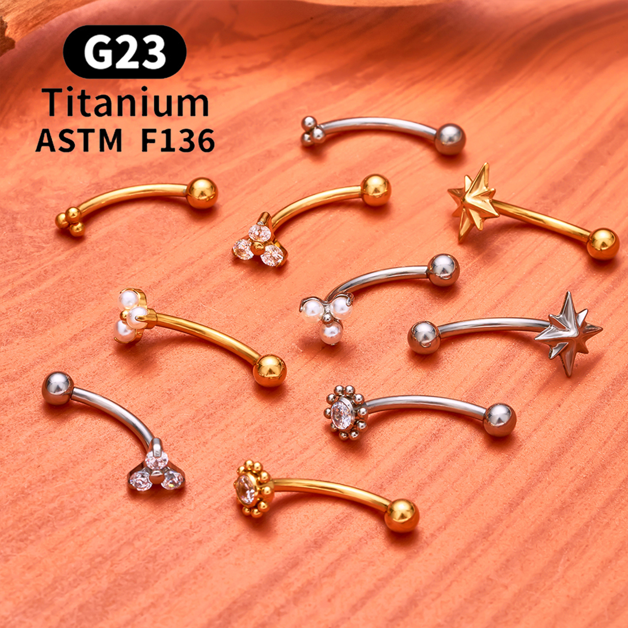 ASTM F136 Titanium Hexagram Ro - Body Jewelry Internally Threaded recensione e prezzo