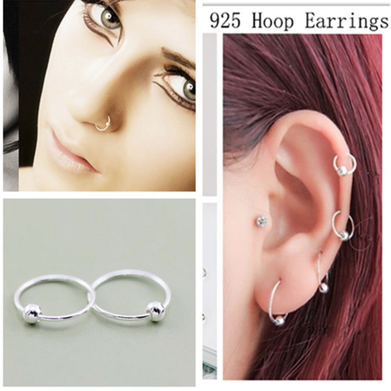 925 silver nose ring navel rin - Body Jewelry Eyebrow recensione e prezzo