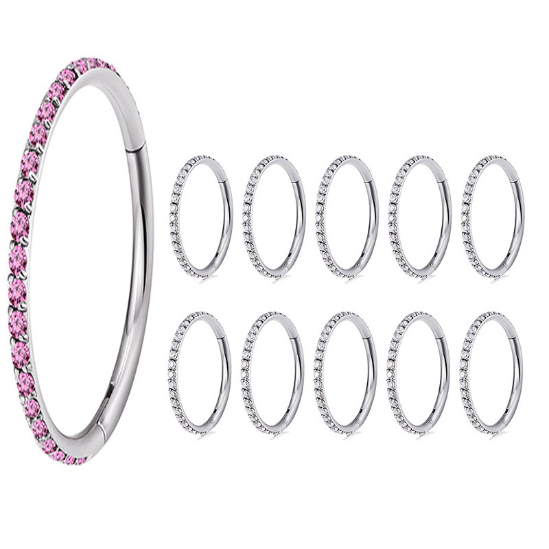 10 PCS ASTM F136 Titanium Nose - Nipple Bar Curved recensione e prezzo