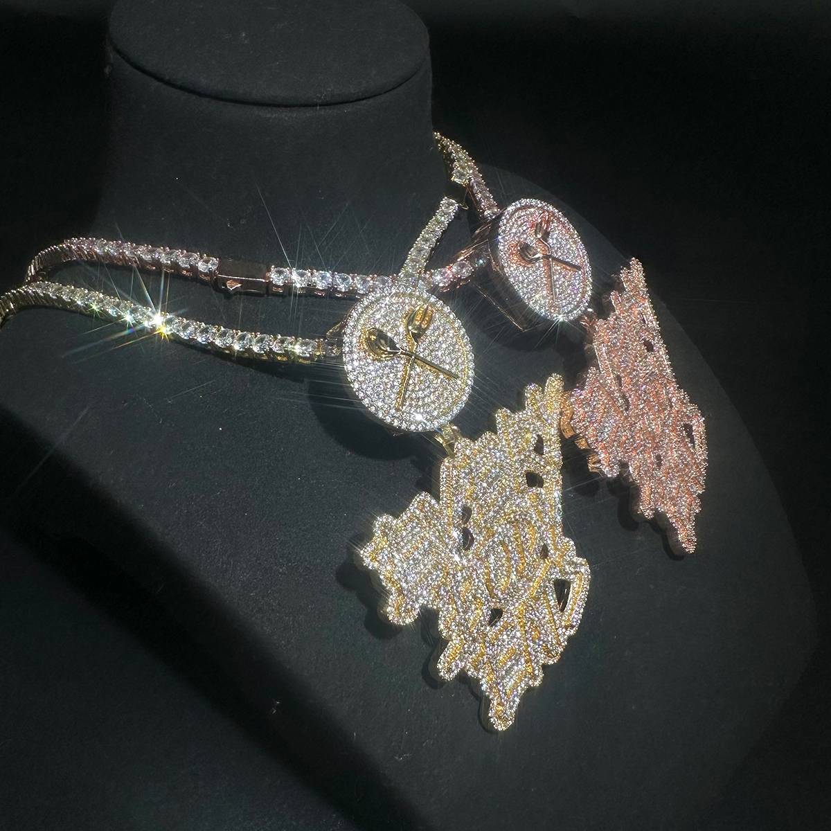 Aokaishen Iced Out Necklace Pe - Body Jewelry Real Gold recensione e prezzo