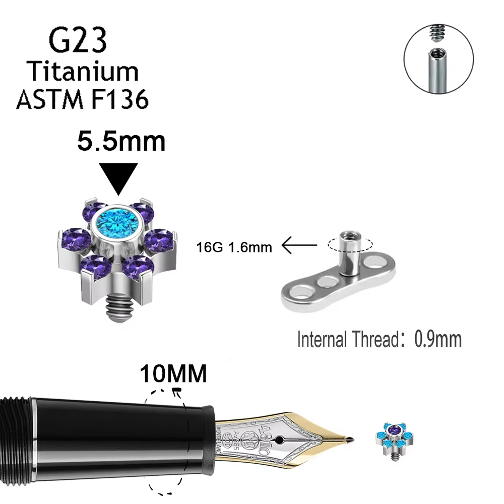 G23 Titanium dermal piercings  - Body Jewelry Dermal recensione e prezzo