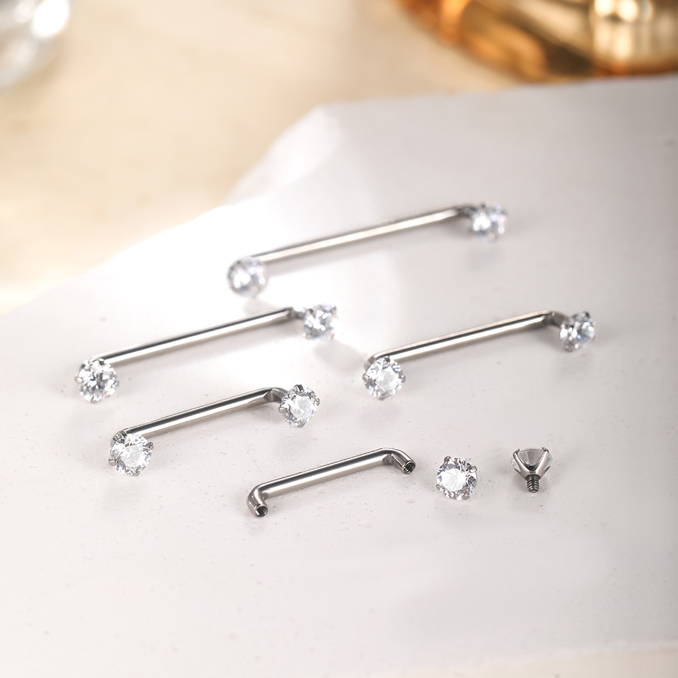 10Pcs/set G23 Titanium Surface - Body Jewelry Dermal recensione e prezzo