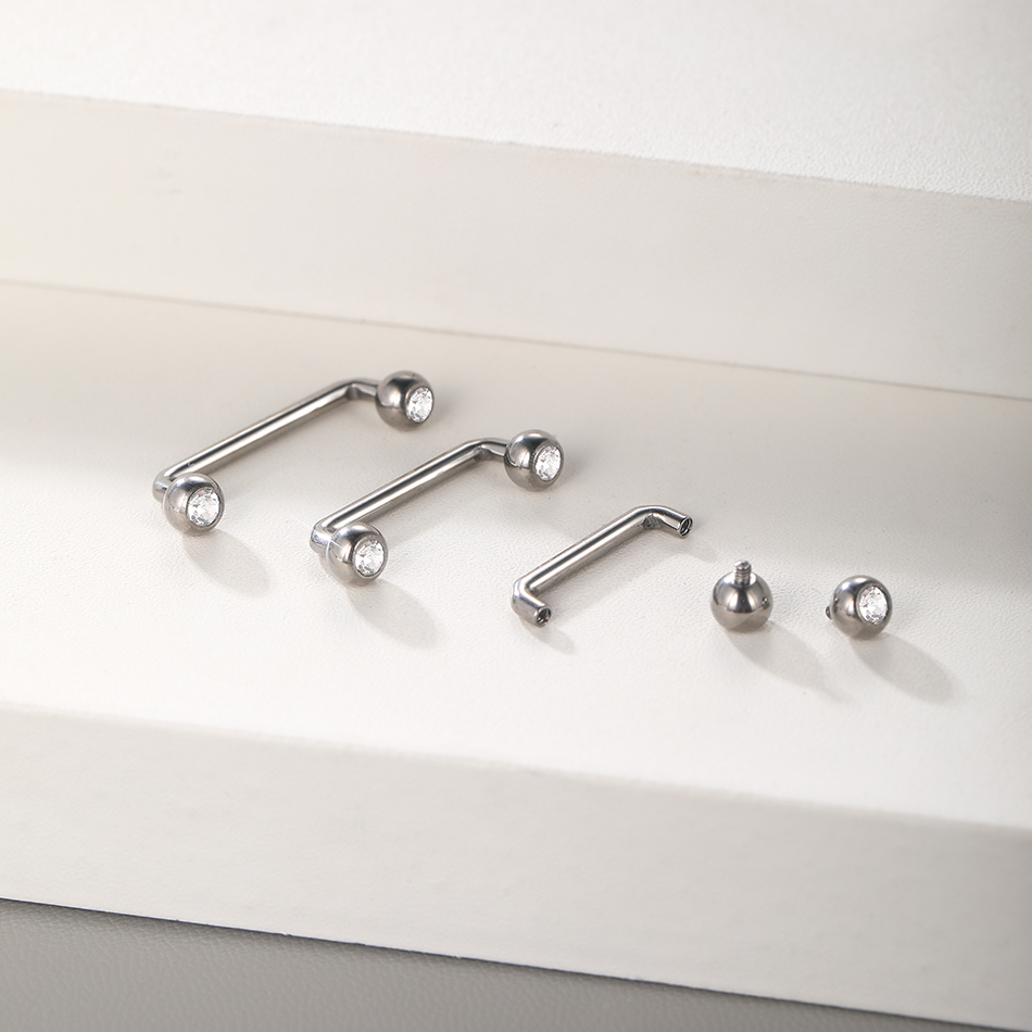 10Pcs/set G23 Titanium Surface - Body Jewelry Dermal recensione e prezzo