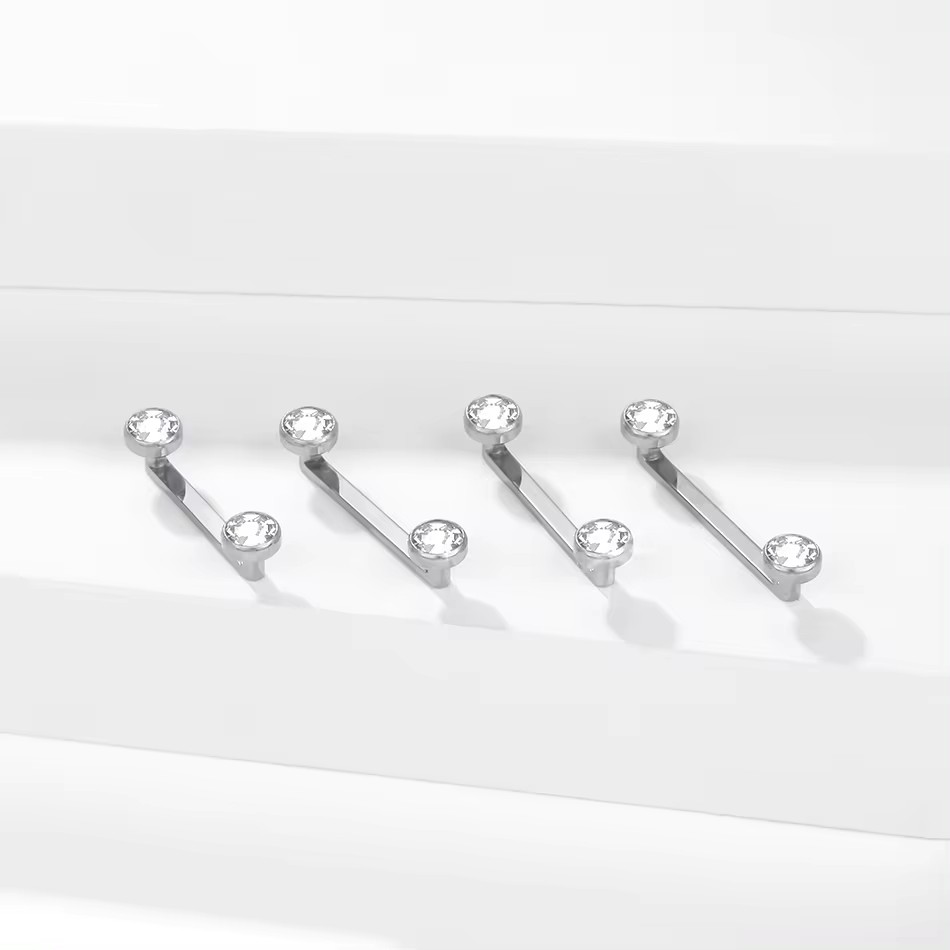 10Pcs/set G23 Titanium Surface - Body Jewelry Dermal recensione e prezzo