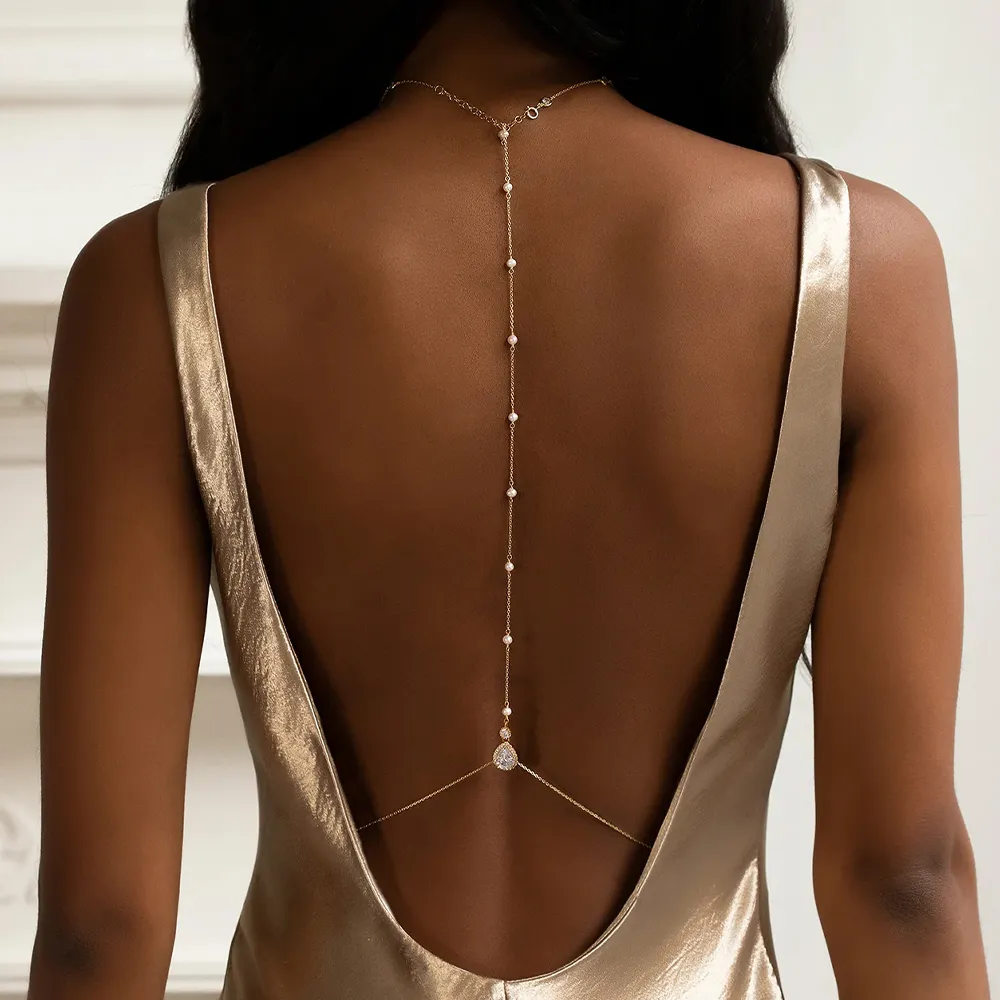 Fashion Bridal Back Chain Jewe - Body Jewelry Back recensione e prezzo