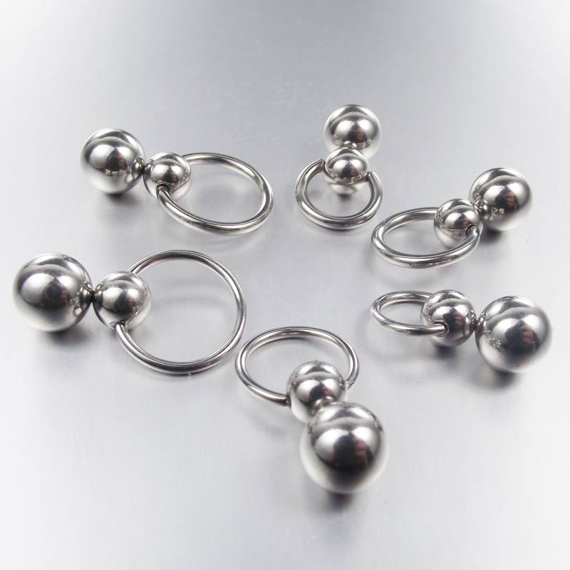 Stainless Steel Double Ball Cu - Nipple Bar Curved recensione e prezzo